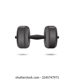 Dumbbell icon. Barbell icon vector simple sign. Dumbbell icon trendy and modern symbol for graphic and web design. Weightlifting icon for sports activity.