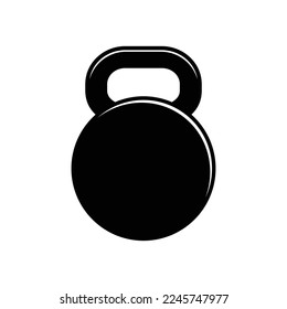 Dumbell-Symbol. Barbell Symbol, Vektorsymbol, einfaches Zeichen. Dumbell Symbol für Grafik und Web Design, trendig und modern. Waage-Hub-Ikone für sportliche Aktivitäten.