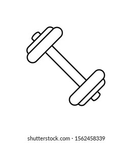dumbbell icon design vector template