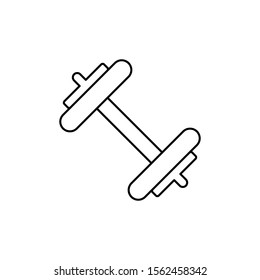 dumbbell icon design vector template