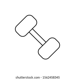 dumbbell icon design vector template