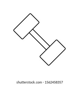 dumbbell icon design vector template