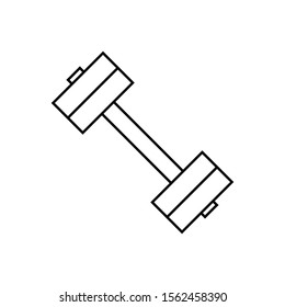 dumbbell icon design vector template
