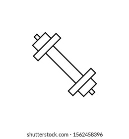 dumbbell icon design vector template