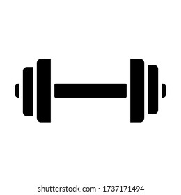 dumbbell icon design vector template