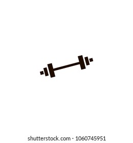 Dumbbell icon. flat design