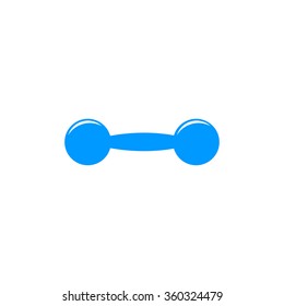 Dumbbell icon. Flat design style eps 10