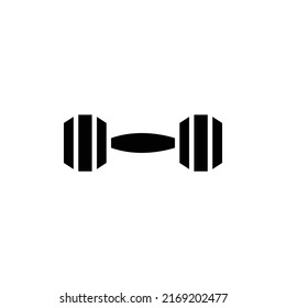 Dumbbell icon flat style trendy stylist simple