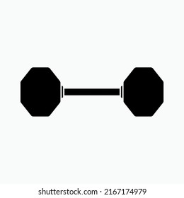 Dumbbell Icon. Gym, Gymnastic. Body Builder Element Symbol - Vector.