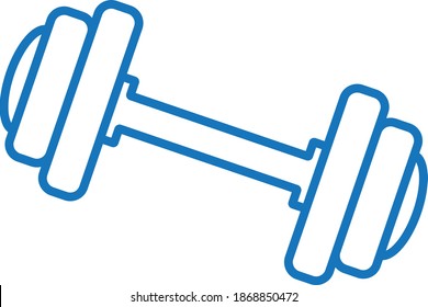 dumbbell icon. gym icon vector