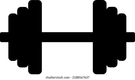 dumb-bell icon haltere vector Dumbbell