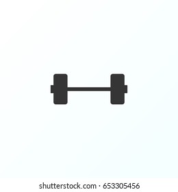 Dumbbell icon illustration isolated vector sign symbol