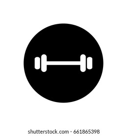 Dumbbell icon illustration isolated vector sign symbol