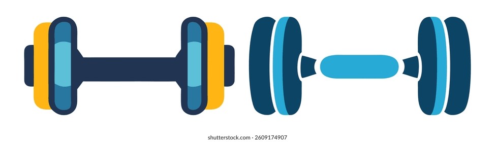 Dumbbell Icon Images for Fitness Websites