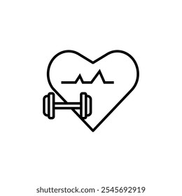 Linha de ícone de campainha eps 10