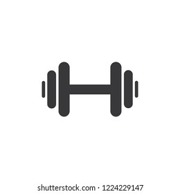Dumbbell icon logo