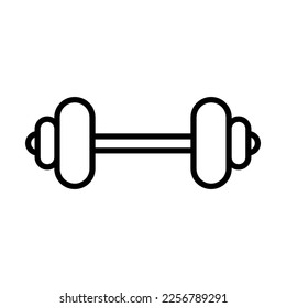 Dumbbell Icon Logo Design Vector Template Illustration Sign And Symbol Pixels Perfect