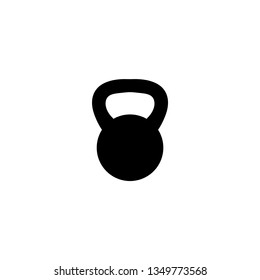 Dumbbell icon, logo isolated on white background