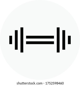 Dumbbell icon, pixel symbol vector design. Great for mobile app, web design, game, etc.
