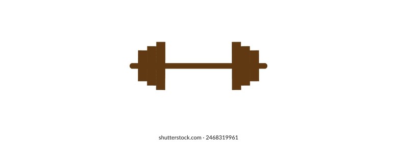 Dumbbell icon. Set of different dumbbell design eps 10