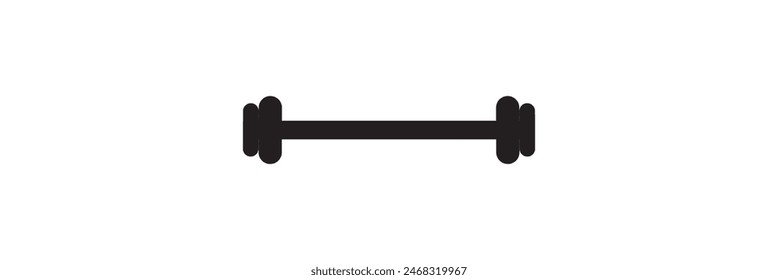 Dumbbell icon. Set of different dumbbell design eps 10