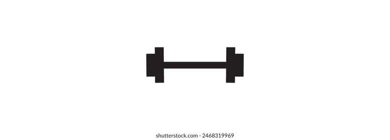 Dumbbell icon. Set of different dumbbell design eps 10