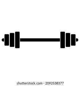 dumbbell icon set, dumbbell vector set sign symbol