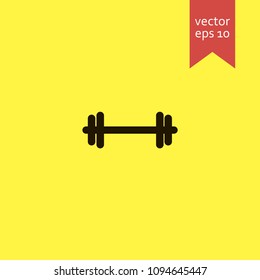 dumbbell. dumbbell icon. sign design. Vector EPS 10.