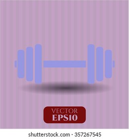 Dumbbell icon or symbol