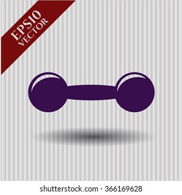 Dumbbell icon or symbol