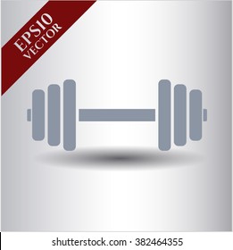 Dumbbell icon or symbol