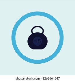 dumbbell icon symbol. Premium quality isolated dumbbell vector icon in trendy style. dumbbell element.