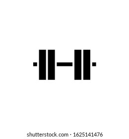 Dumbbell icon template. Vector illustration 