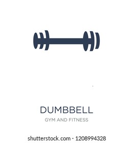 Dumbbell icon. Trendy flat vector Dumbbell icon on white background from Gym and fitness collection, vector illustration can be use for web and mobile, eps10
