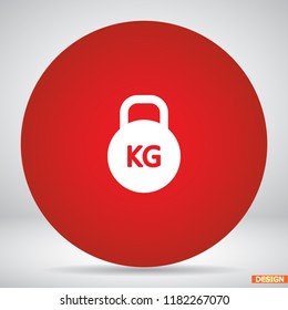 Dumbbell icon vector 10 eps design