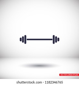 Dumbbell  icon vector 10 eps design