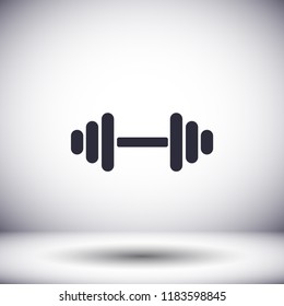 Dumbbell  icon vector 10 eps design