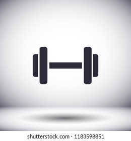 Dumbbell  icon vector 10 eps design