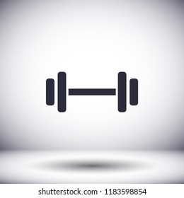 Dumbbell  icon vector 10 eps design