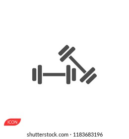 Dumbbell  icon vector 10 eps design