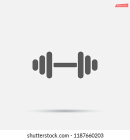 Dumbbell  icon vector 10 eps design