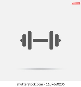 Dumbbell  icon vector 10 eps design