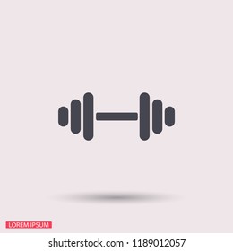 Dumbbell  icon vector 10 eps design