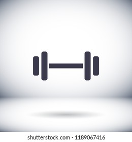 Dumbbell  icon vector 10 eps design