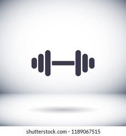 Dumbbell  icon vector 10 eps design