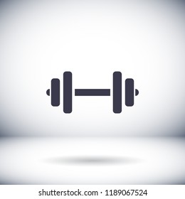 Dumbbell  icon vector 10 eps design