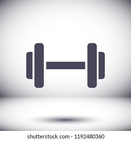 Dumbbell  icon vector 10 eps design