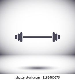 Dumbbell  icon vector 10 eps design
