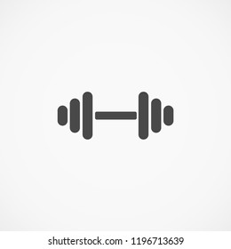 Dumbbell  icon vector 10 eps design