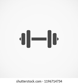 Dumbbell  icon vector 10 eps design
